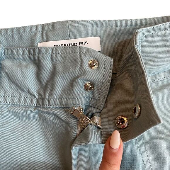 Orseund‎ Iris Women’s M Le Carpenter Pants Parisian Blue Coastal Relaxed Fit New - Picture 9 of 10